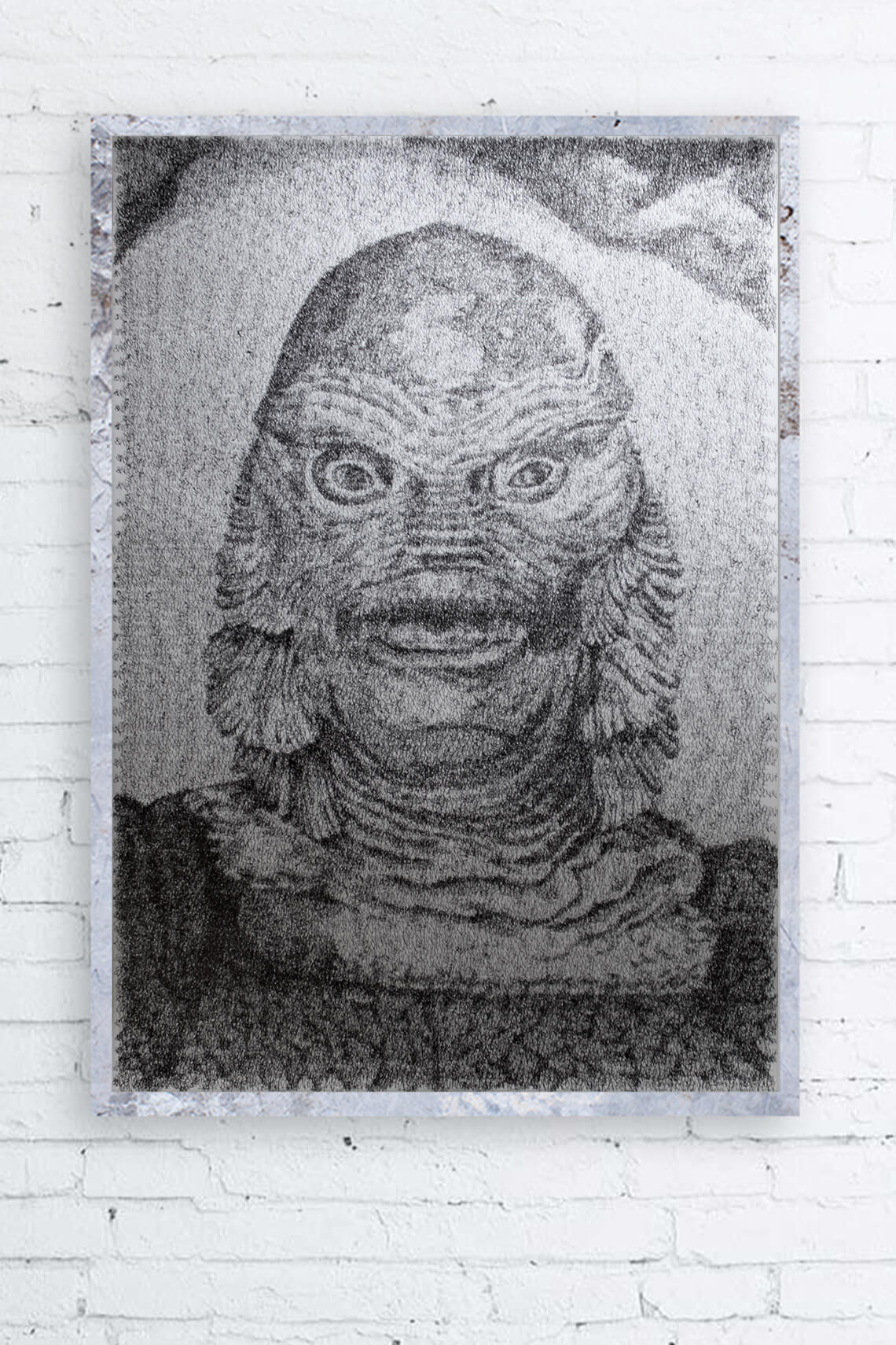 Dessin graffiti accumulation de signatures